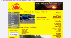 Desktop Screenshot of newhorizonsoutdoors.com